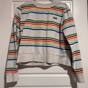 Vans Multicolor Striped Crewneck